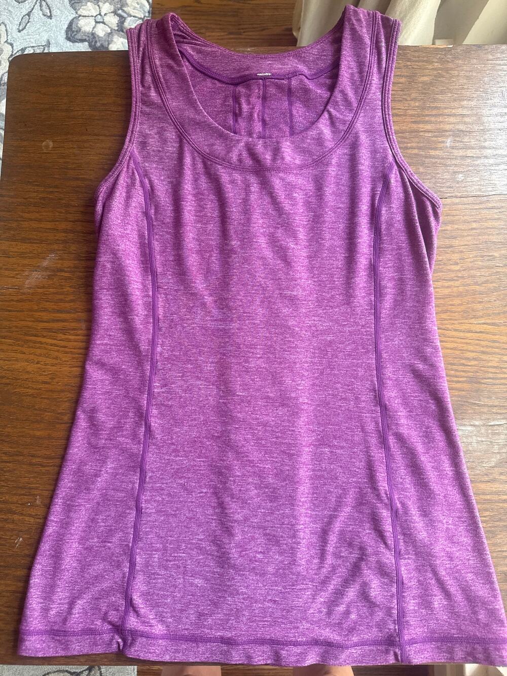 Lululemon Run: Dash Tank *Original 1st Edition* Ruffle Back - Heathered Purple